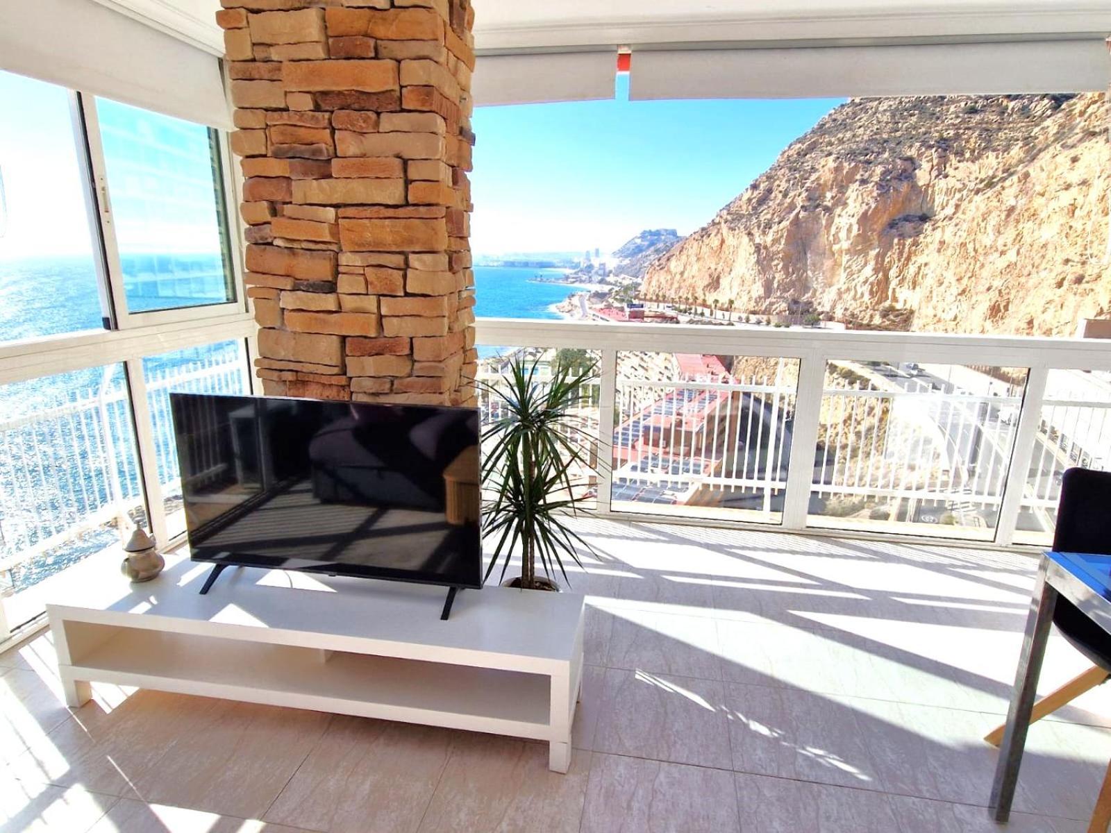 알리칸테 Vistas Al Mar. Gran Salon. Playa A 1 Minuto. Wifi 아파트 외부 사진